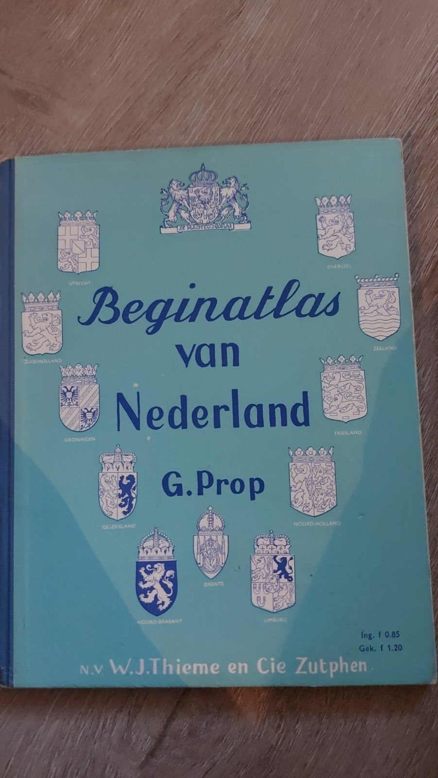 H: Beginatlas van Nederland - G. Prop (Vintage), Boeken, Gelezen, Overige atlassen, 1800 tot 2000, Nederland