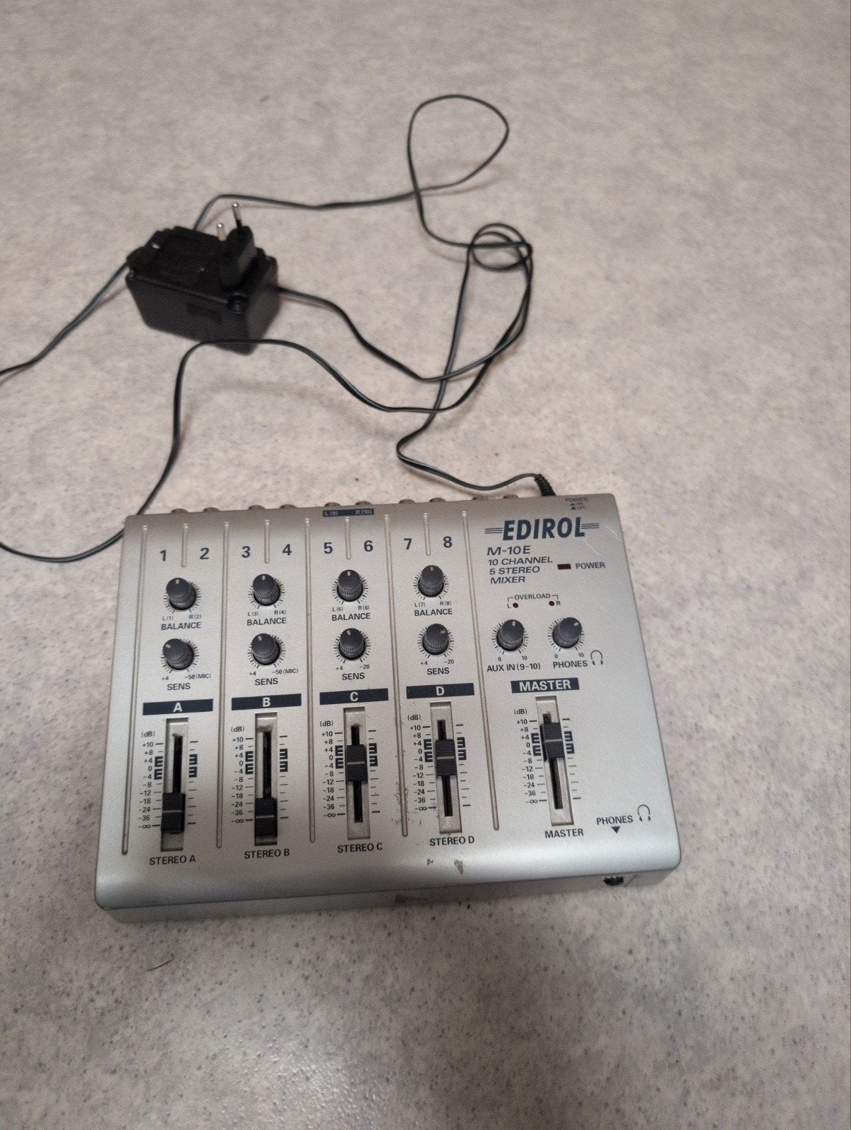 Edirol M-10E 10-kanaals Stereo Mixer, Ophalen of Verzenden, Gebruikt, 10 tot 20 kanalen