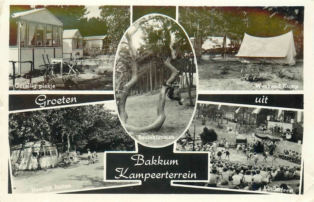 701-324-041 Bakkum Kampeerterrein, Verzenden, Voor 1920, Noord-Holland