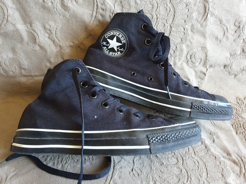Converse Allstar zwart maat 38,5 hoge allstar sneakers, Zwart, Ophalen of Verzenden, Sneakers of Gympen, Converse All Stars