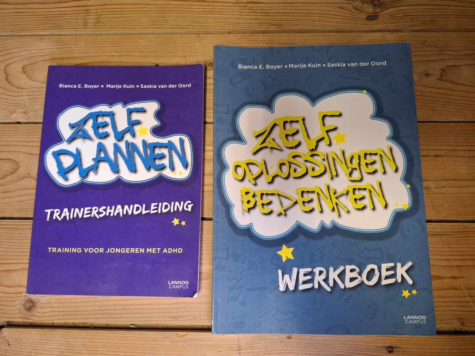 Zelf Plannen Trainershandleiding + Werkboek ADHD, Ophalen of Verzenden, Zo goed als nieuw, Bianca E. Boyer, Marije Kuijn, Saskia van der Oord