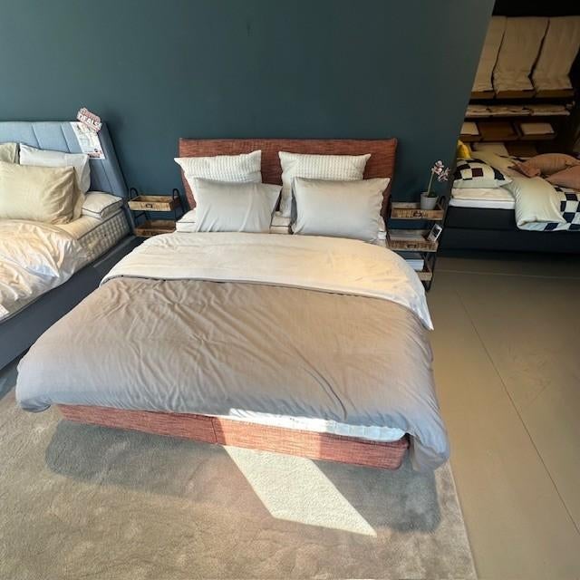 Somnus Delano Boxspring - 180x200cm, Huis en Inrichting, Slaapkamer | Bedden, Ophalen, 180 cm, 200 cm, Stof