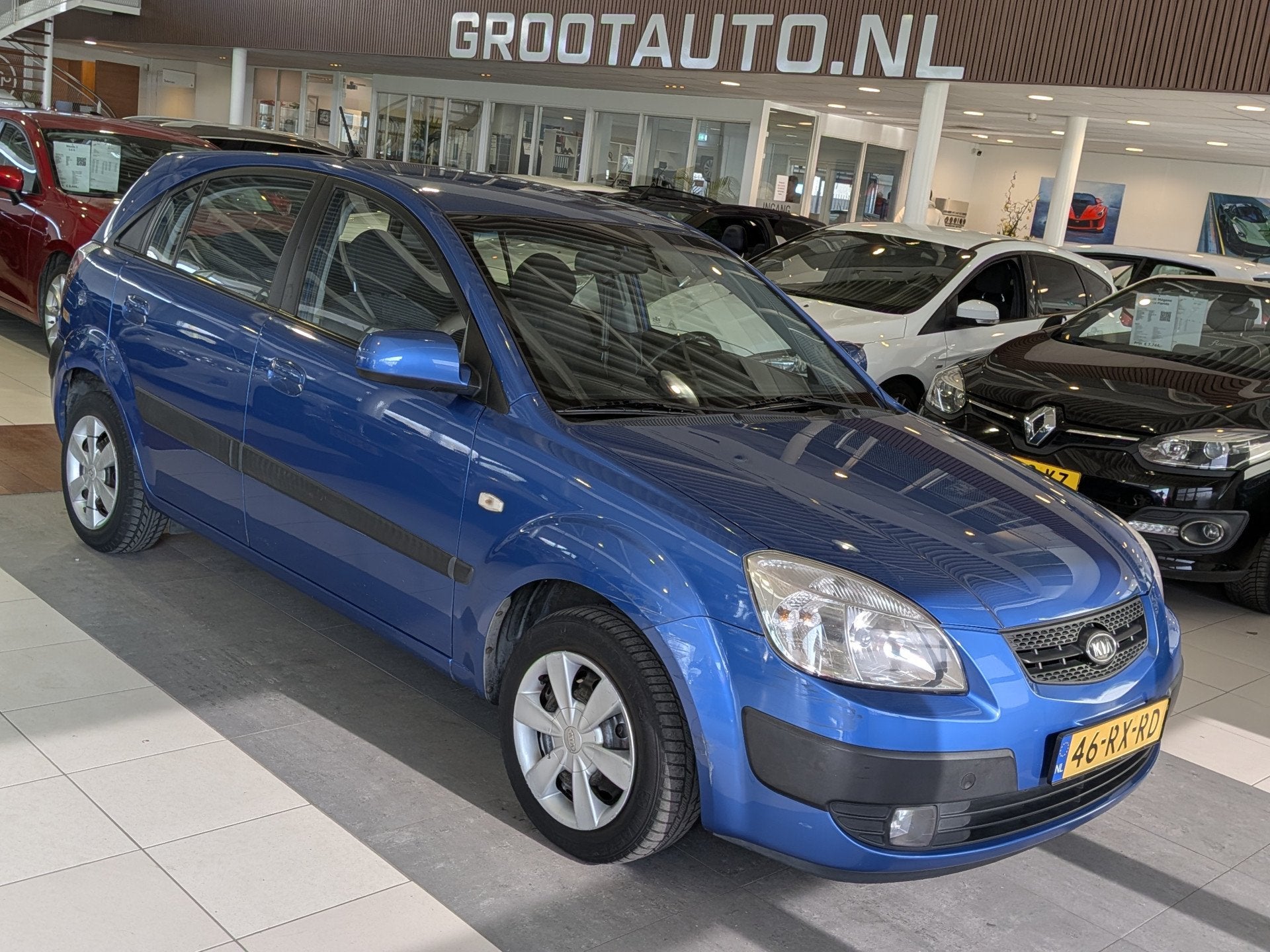 Kia Rio 1.4 LXE NAP, Stuurbekrachtiging (bj 2006), Voorwielaandrijving, Stof, Gebruikt, 4 cilinders