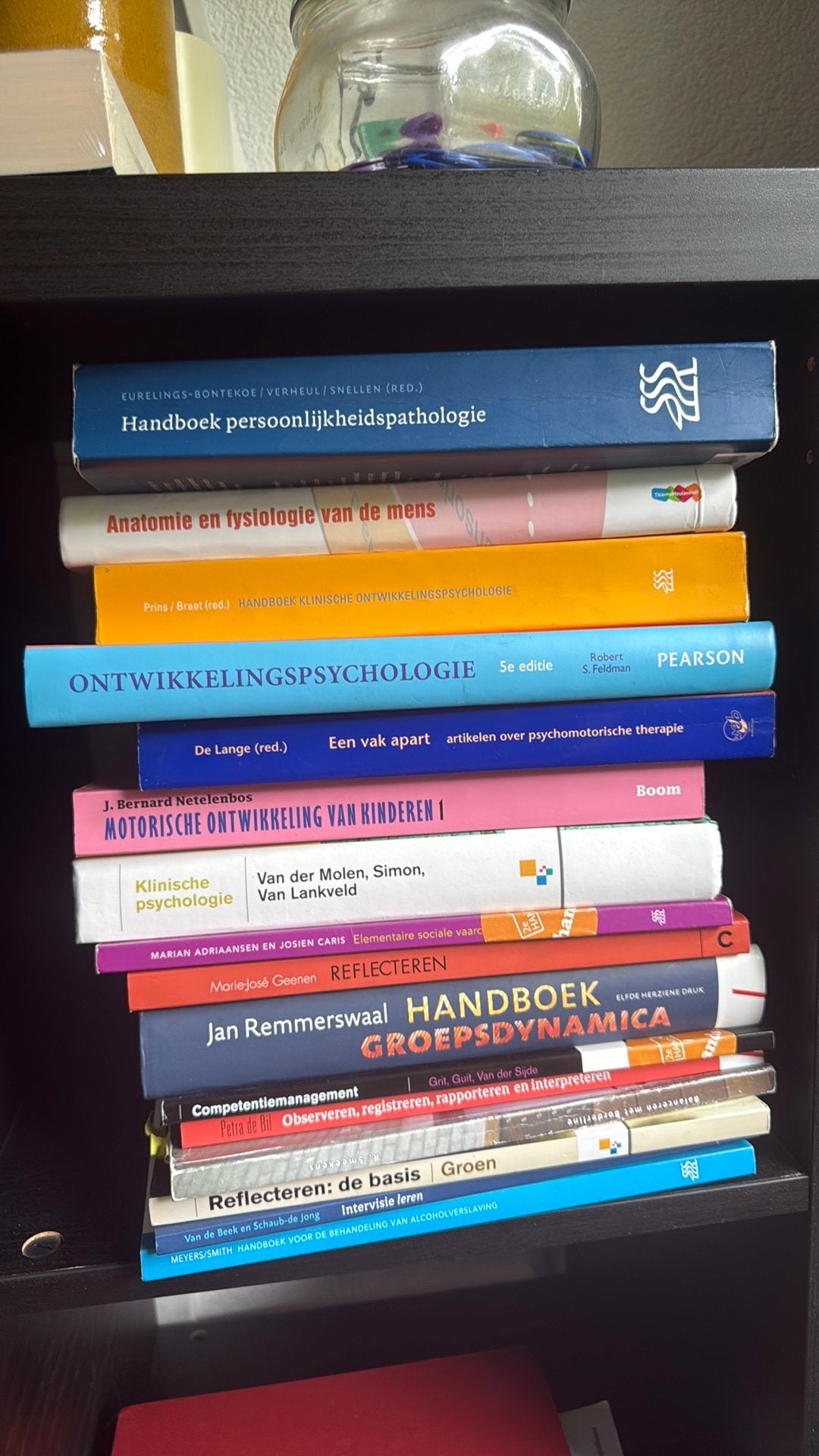 Boeken vaktherapie opleiding (PMT) psychomotorische therapie, Boeken, Ophalen of Verzenden, Beta, Zo goed als nieuw, MBO