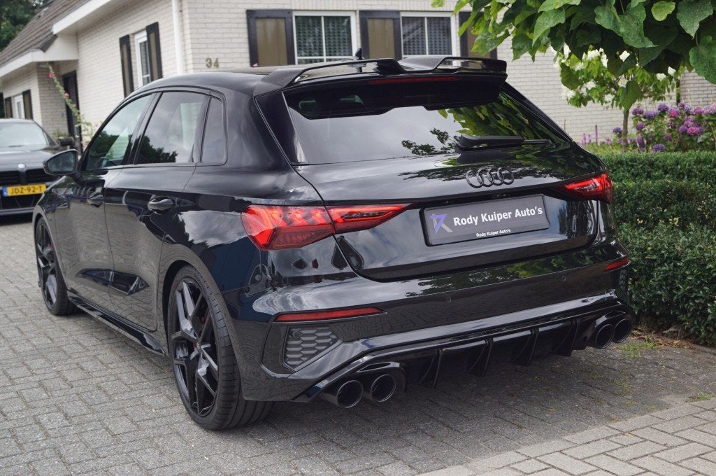 Audi A3 Sportback 45 TFSIe (245pk) 3X S-line S3 Look/Carbon/, Auto's, Audi, Automaat, Gebruikt, Zwart, 245 pk