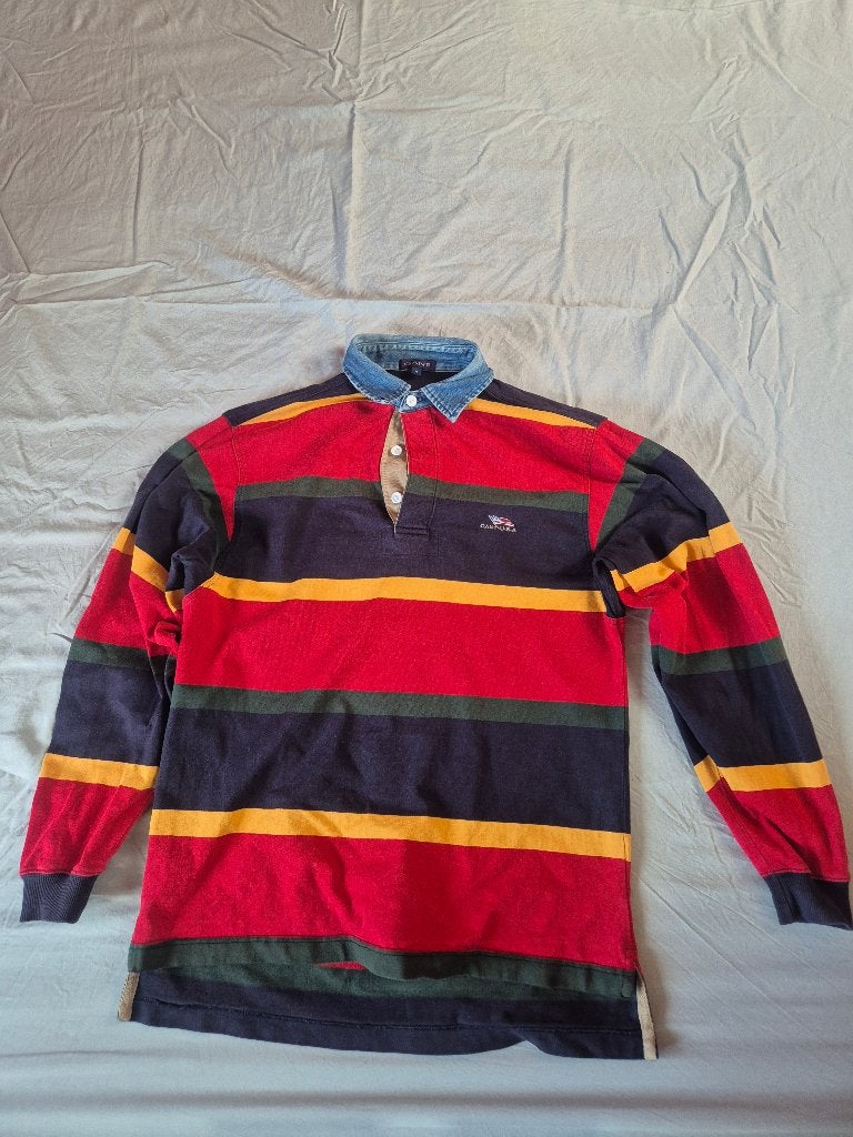 Vintage Gant rugbyshirt mannen, GANT, Ophalen of Verzenden, Gedragen, Meerkleurig