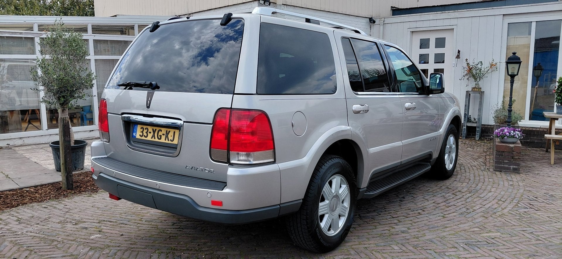 Lincoln AVIATOR 4.6 V8 Automaat 4X4 6 Zitter met Leder Prach, Auto's, Lincoln, 450 kg, Gebruikt, Met garantie (alle), Leder