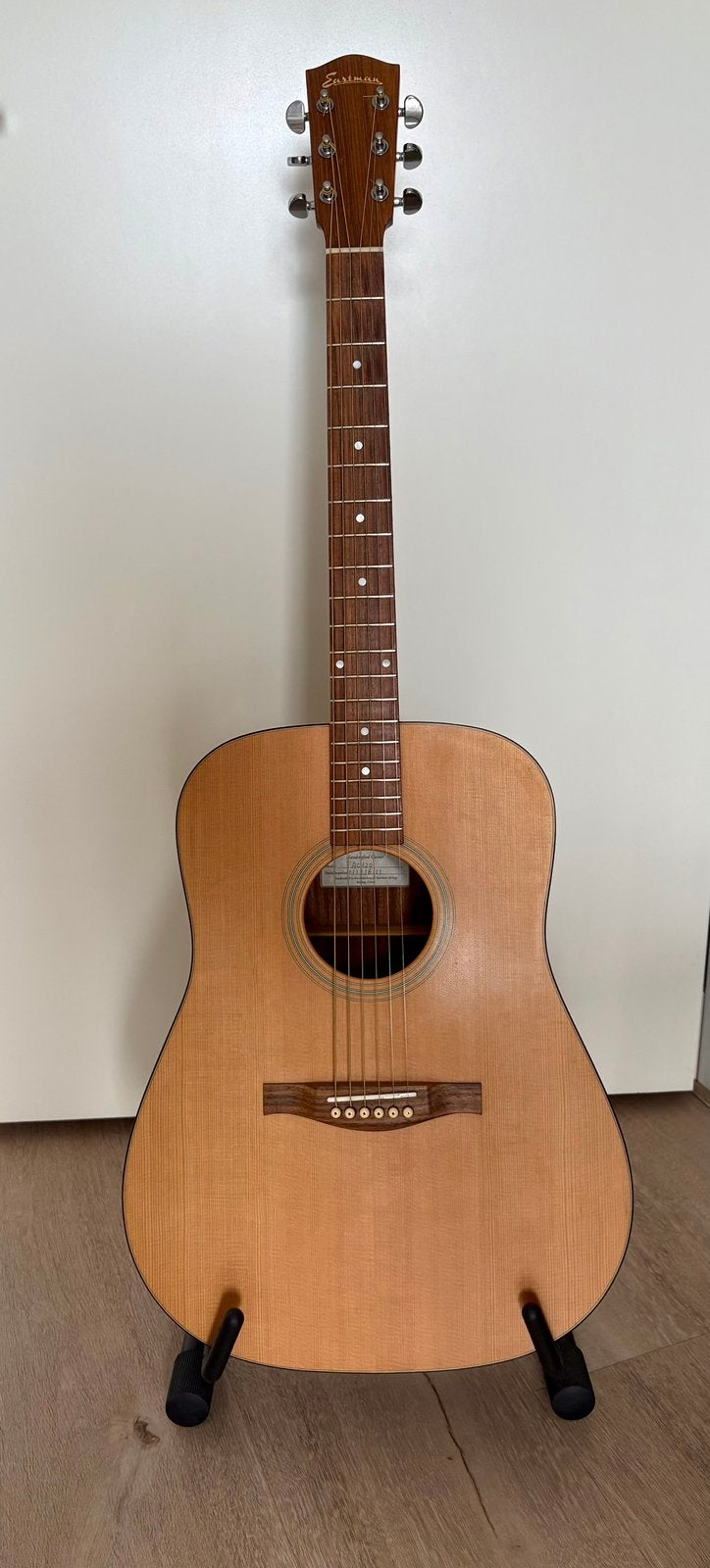 Eastman AC120 akoestische gitaar + accessoires, Muziek en Instrumenten, Ophalen, Zo goed als nieuw, Western- of Steelstringgitaar