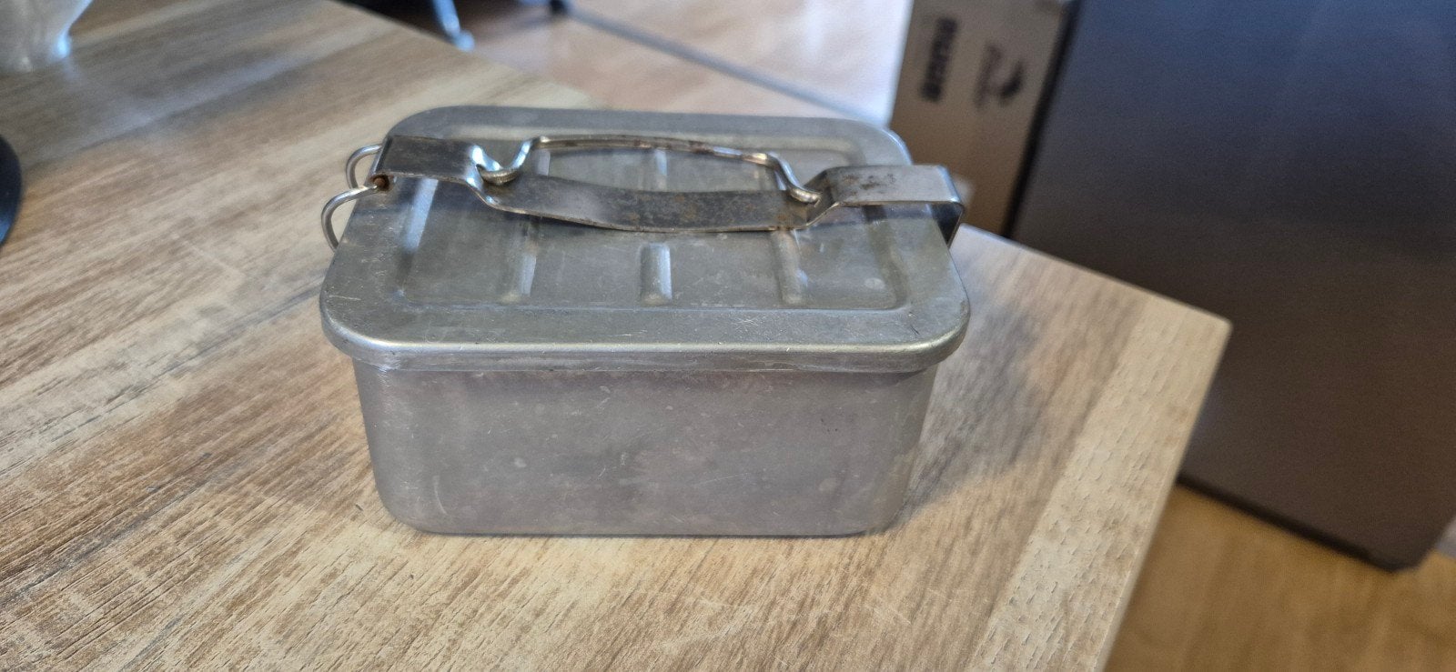 botervloot boterbakje camping aluminium, Ophalen of Verzenden, Gebruikt