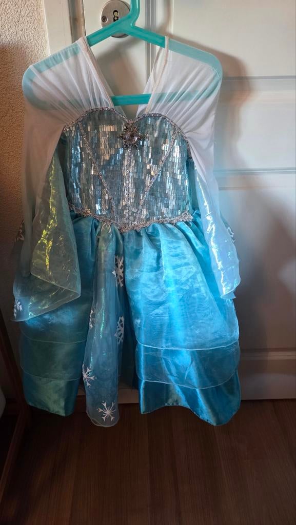 Elsa jurk Frozen Disney verkleedjurk 3 jaar, Ophalen of Verzenden, Zo goed als nieuw, Meisje