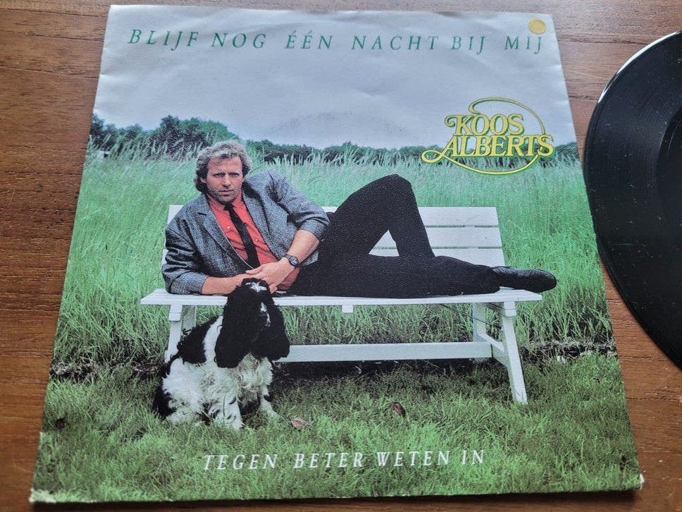 Koos Alberts - Blijf Nog Eén Nacht Bij Mij, Gebruikt, 7 inch, Ophalen of Verzenden, EP