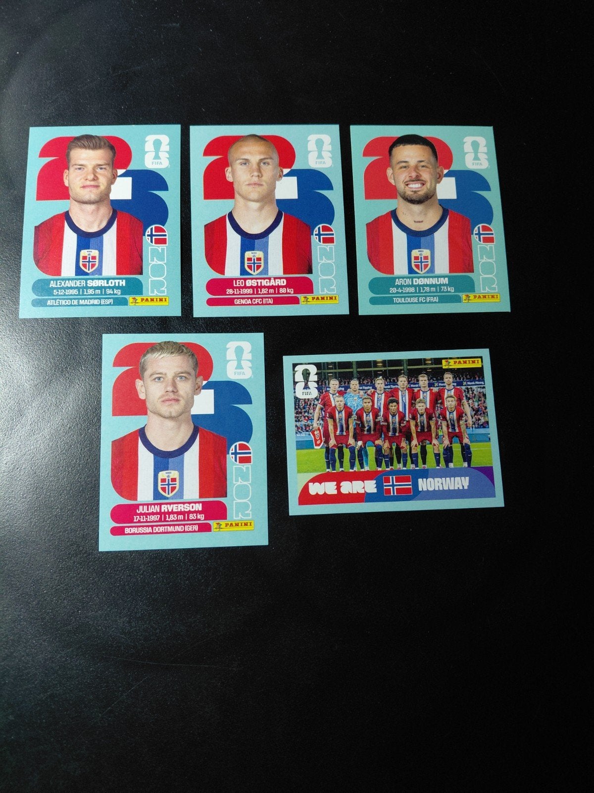 Noorwegen (panini wk 2026 stickers), Verzamelen, Ophalen of Verzenden, Nieuw, Buitenlandse clubs, Poster, Plaatje of Sticker