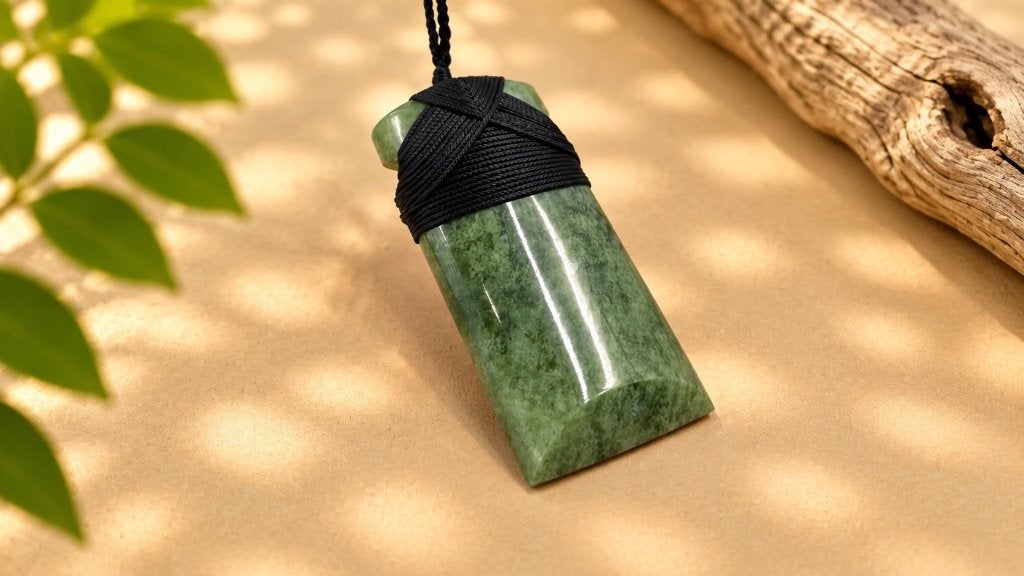Grote handgemaakte Toki van Myanmar Jade, Nieuw, Ophalen of Verzenden, Steen of Mineraal, Met edelsteen