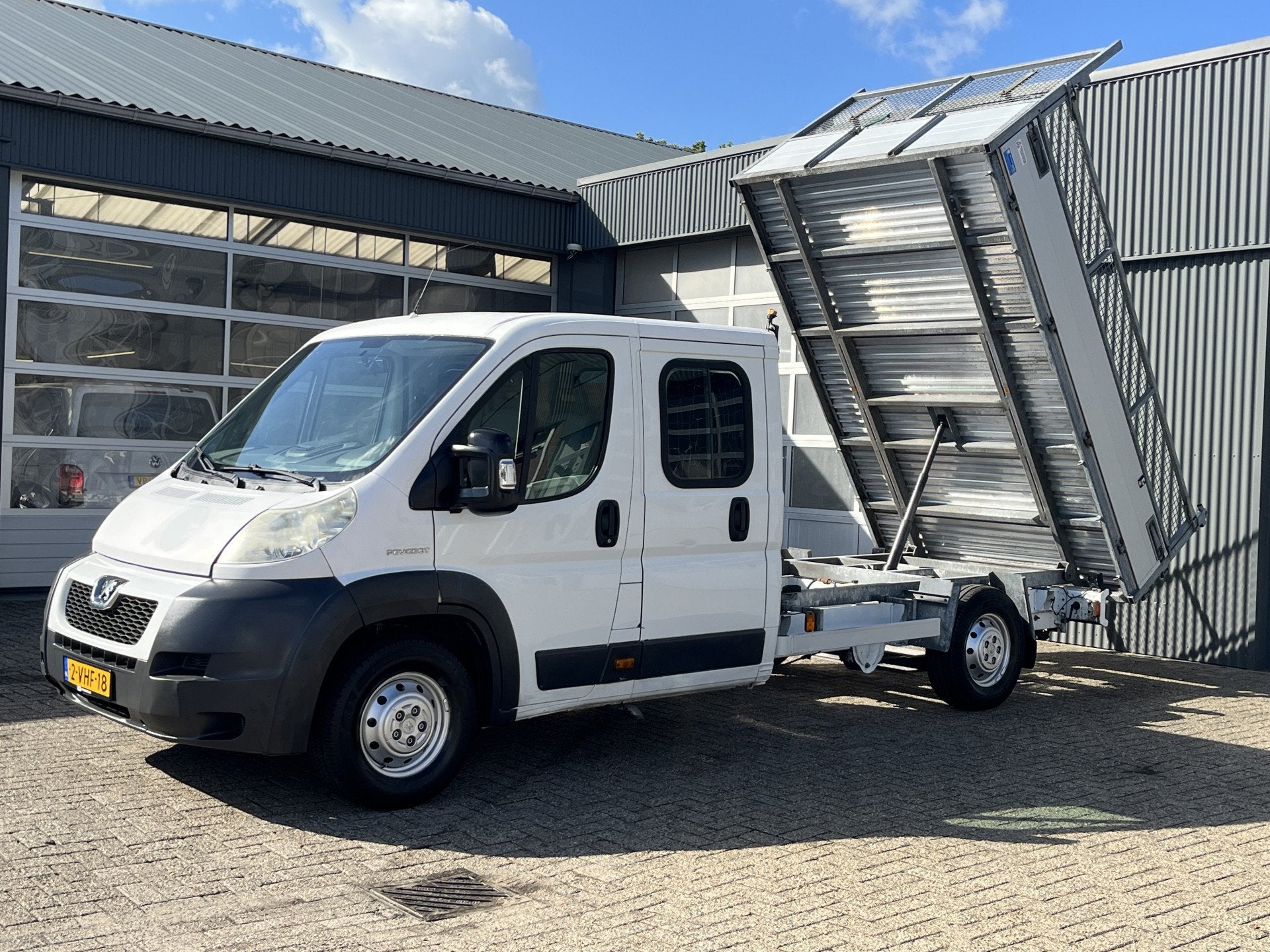 Peugeot Boxer 435 2.2 HDI L3 DC Kipper Openlaadbak Pick-up m, Voorwielaandrijving, Euro 5, Gebruikt, Zwart