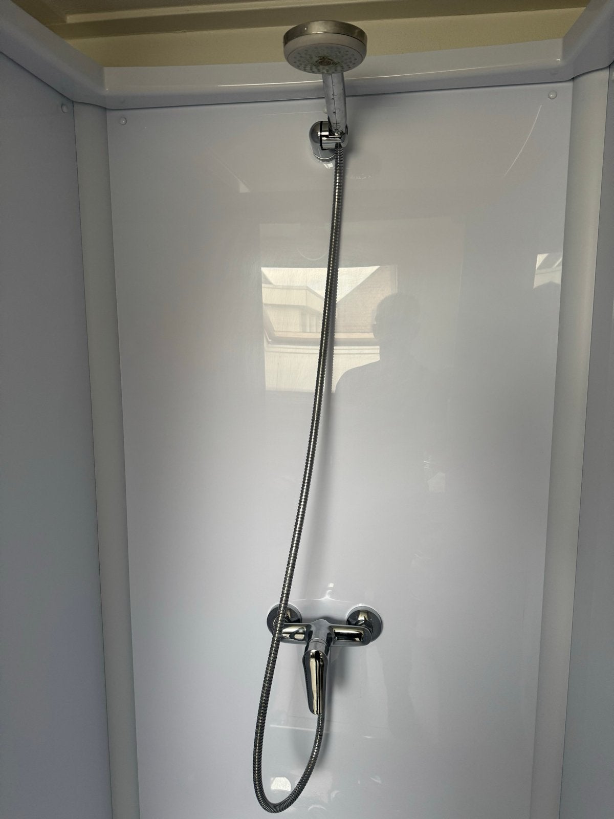 Nooddouche / Tijdelijke douchecabine, Ophalen, Gebruikt, Chroom, Douche