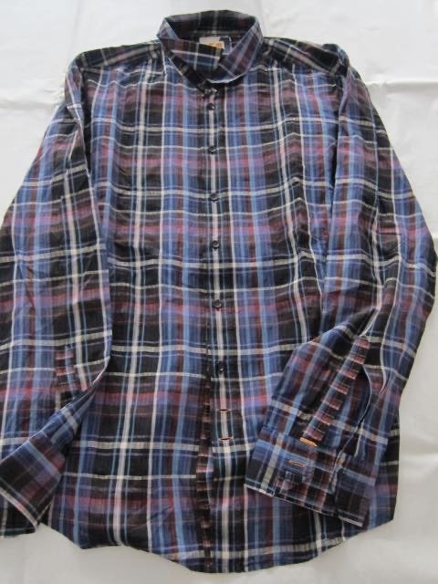 Hugo boss blouse overhemd boss orange paars zwart roze xl, Paars, Zo goed als nieuw, Schipluidenlaan 20 5035KJ Tilburg, Hugo Boss