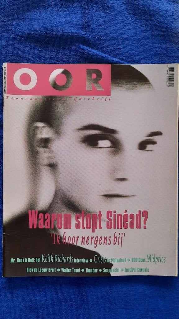 OOR 23-1992 O'Connor Richards Thunder Trout Sade Spear of D, Ophalen of Verzenden, Zo goed als nieuw, Muziek, Film of Tv