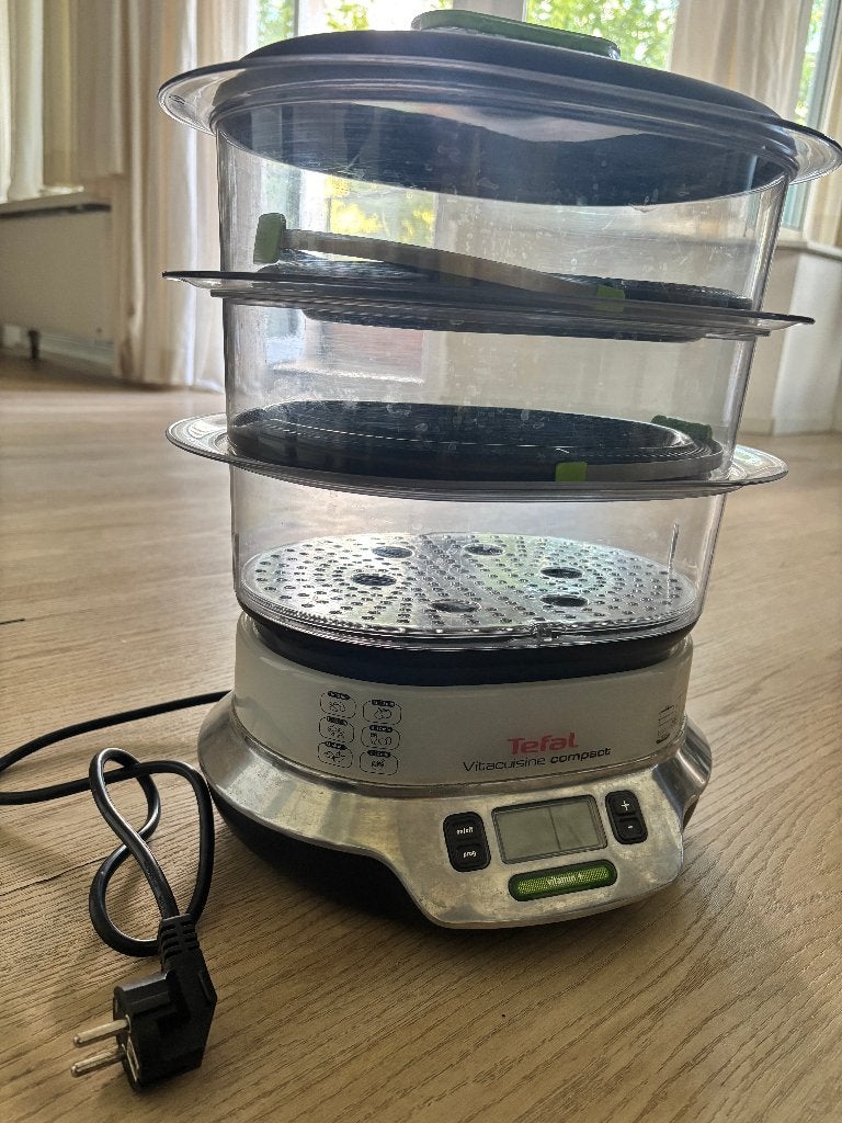 Tefal VitaCuisine Compact 3-Tier Food Steamer – Never Used, Huis en Inrichting, Verzenden