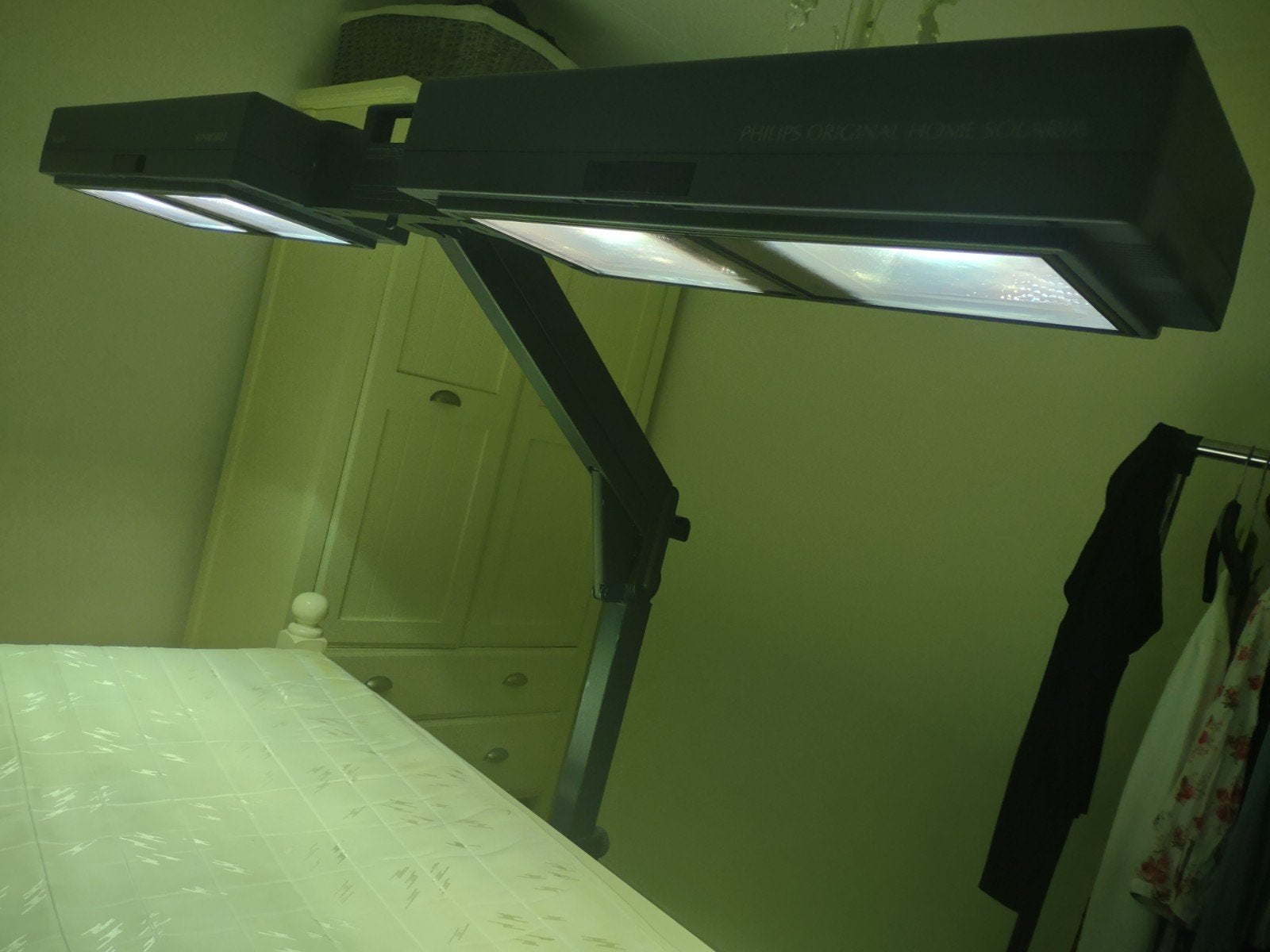 Philips Original Home Solaria Zonnebank - Goede Staat, Ophalen, Gebruikt, Zonnebank enkelzijdig, Minder dan 10 lampen