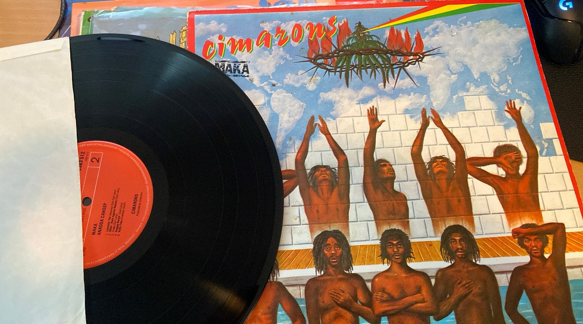 lp reggae The Cimarons – Maka 1978 zeer mooi, Ophalen of Verzenden, Gebruikt, Overige formaten, LP