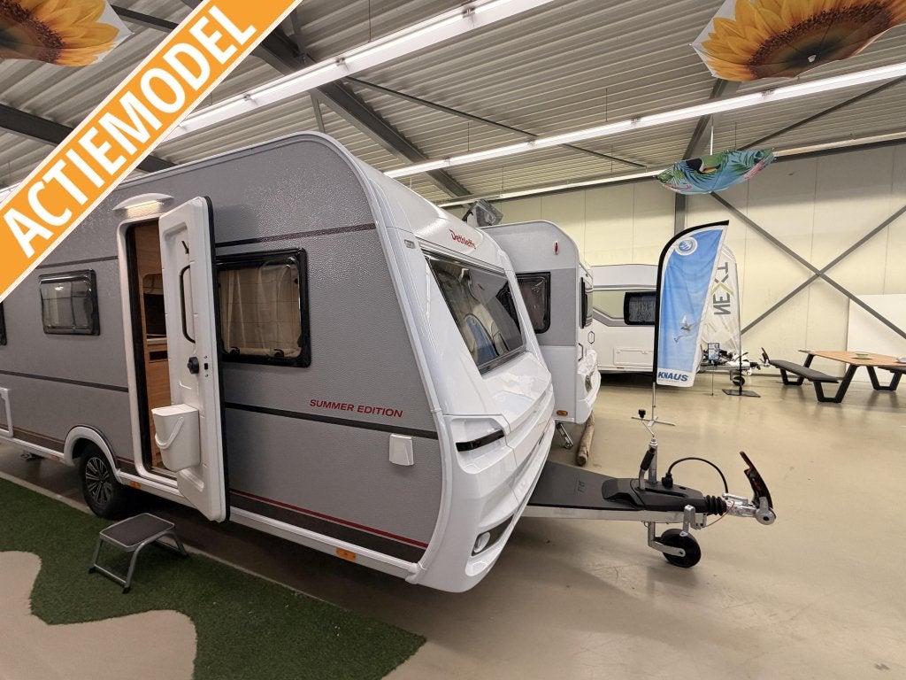 Dethleffs Summer Edition 510 LE Actie pakket mogelijk!, Caravans en Kamperen, Caravans, Schokbreker, Standaardzit, Bedrijf, Overige typen