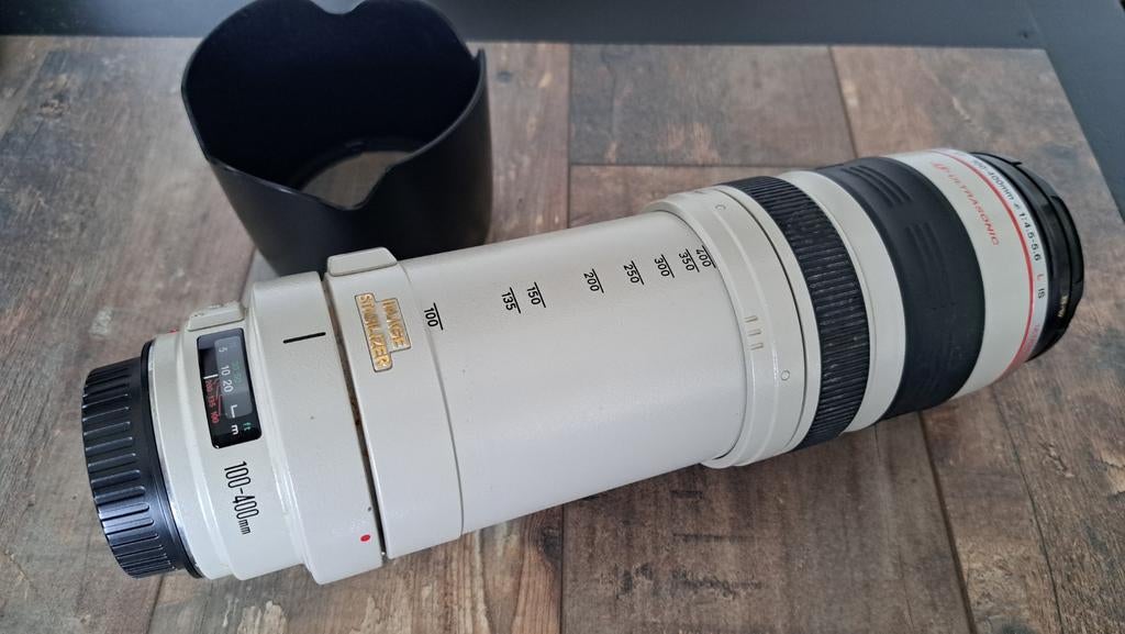 Canon 100-400 lens, Audio, Tv en Foto, Fotografie | Lenzen en Objectieven, Ophalen of Verzenden, Zo goed als nieuw, Telelens