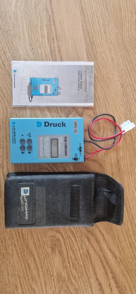 Druck UPS-II Loop Calibrator met handleiding en etui, Doe-het-zelf en Verbouw, Meetapparatuur, Ophalen of Verzenden