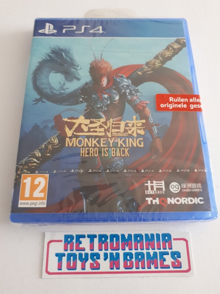 ps4 playstation game - monkey king hero is back (in seal), Avontuur en Actie, -, Verzenden, -