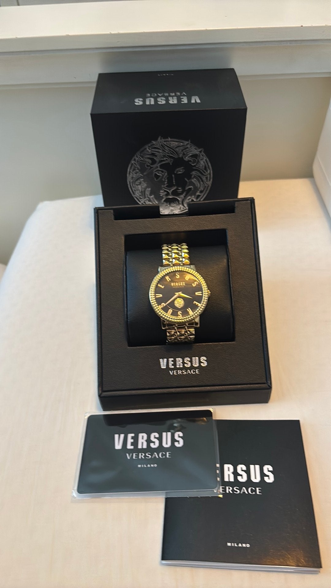 Versus versace horloge, Overige merken, Staal, Polshorloge, Ophalen of Verzenden