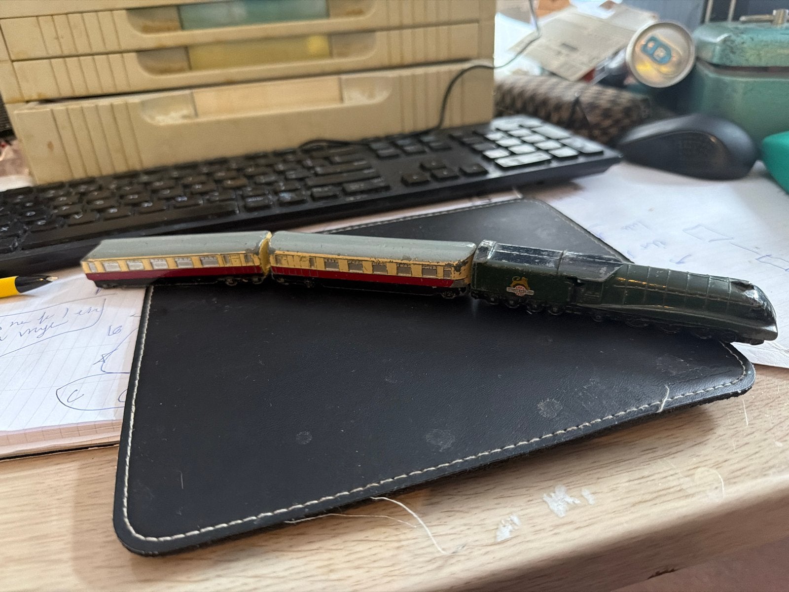 Dinky Toys Oude Trein, Gebruikt, Overige typen, Ophalen of Verzenden, Dinky toys