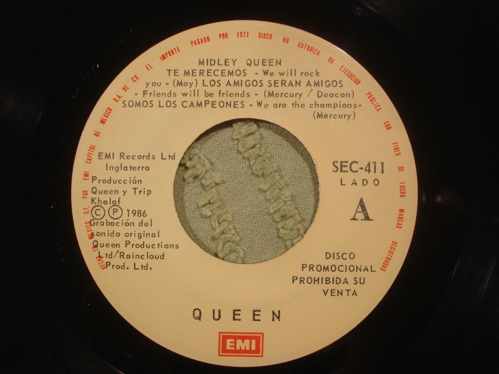 Queen 7” Vinyl Single: ‘Medley Live Magic’ (Mexico) Promo, 7 inch, Single, Ophalen of Verzenden, Zo goed als nieuw