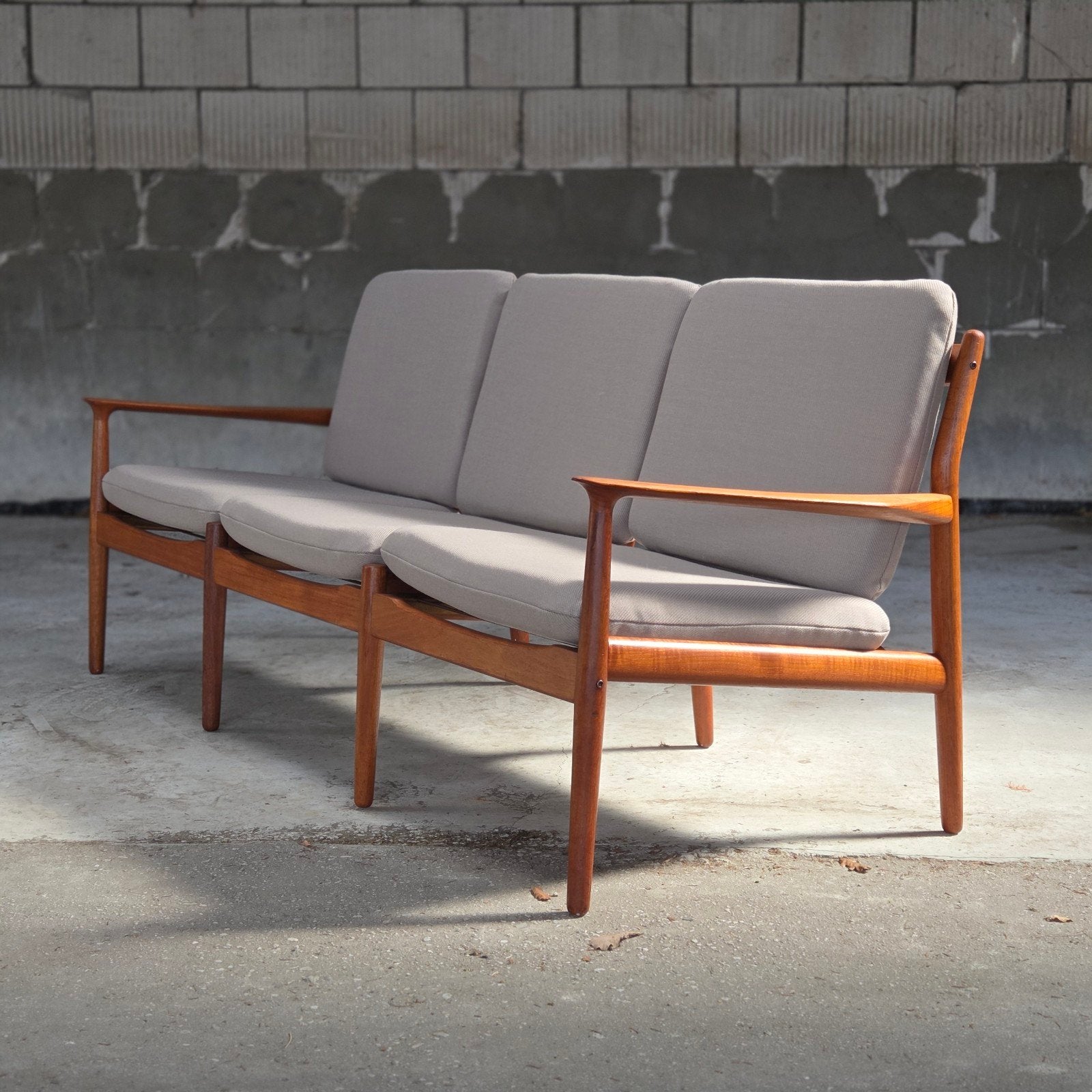 Svend Aage Eriksen Glostrup GM-5, vintage Deense bank 60's, Huis en Inrichting, Ophalen, Hout, Scandinavisch, Danish, Mid Century Modern Grete Jalk
