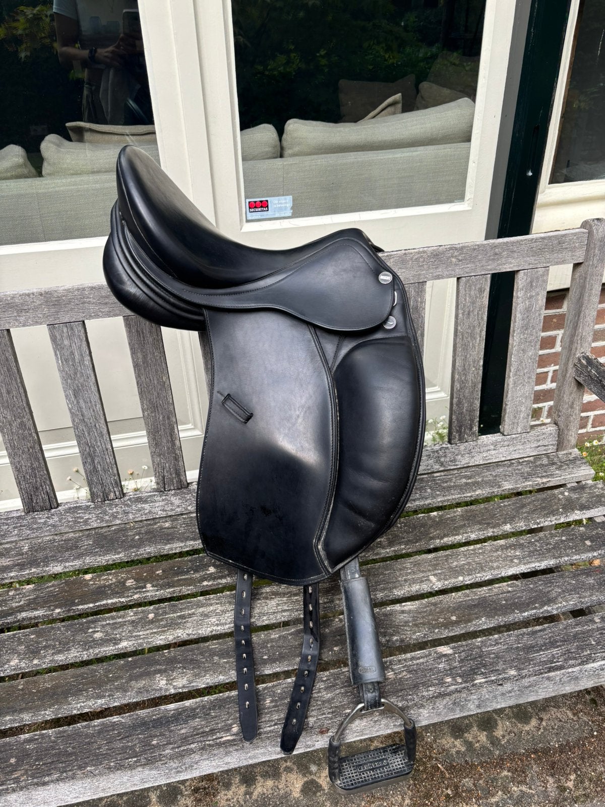 Erreplus adelinde 17 inch dressuurzadel, Dieren en Toebehoren, Ophalen, Zo goed als nieuw, Dressuur