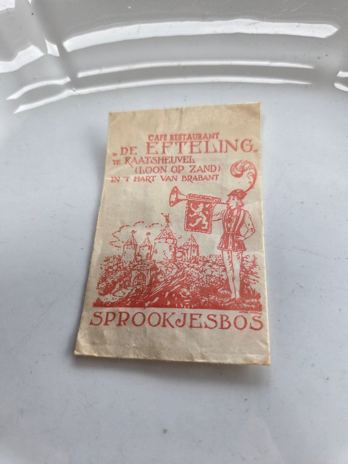 oud efteling sprookjesbos suikerzakje, Verzamelen, Efteling, Verzenden, Gebruikt, Overige typen