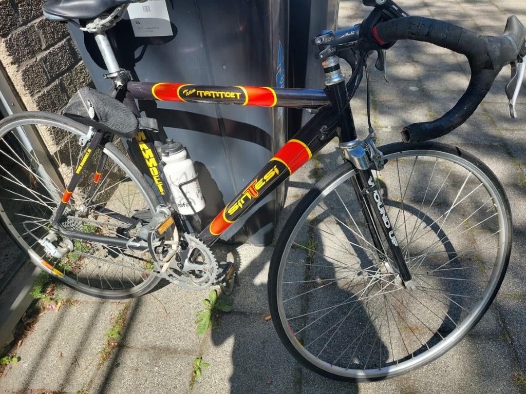racefiets 49/53 met woundup carbon vork, 28 inch, Gebruikt, 49 tot 53 cm, 15 tot 20 versnellingen