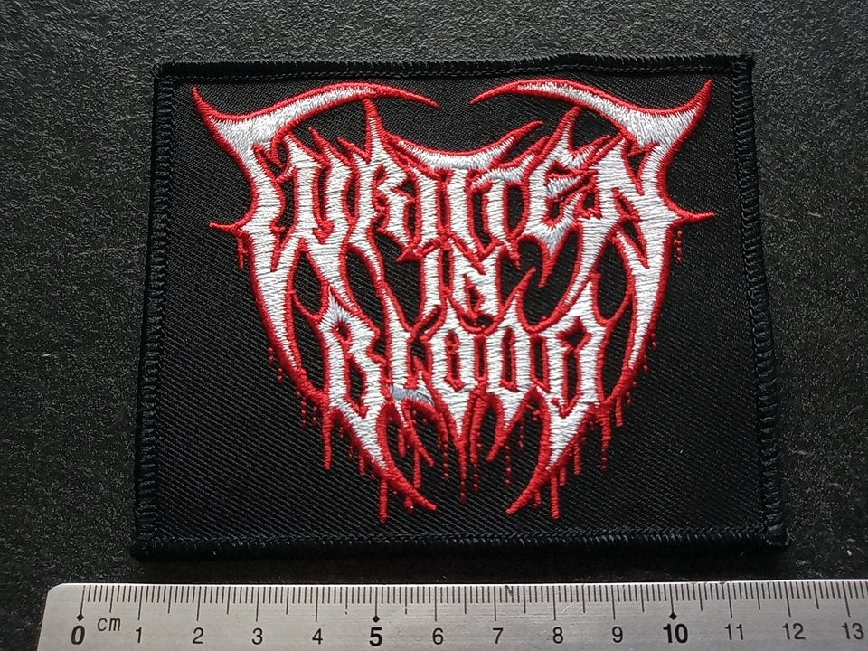 Written In Blood mooie nieuwe patch p193 bd metal, Ophalen of Verzenden, Nieuw, Kleding