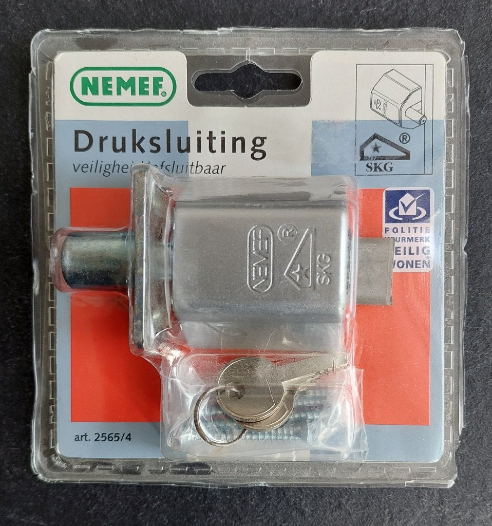 Nemef druksluiting 2565/4 SKG*, Ophalen of Verzenden, Nieuw, IJzer, Slot