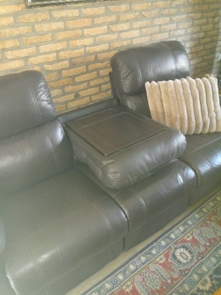 Gratis lederen 3 en 2 zits, Ophalen, Gebruikt, Driepersoons, 200 tot 250 cm