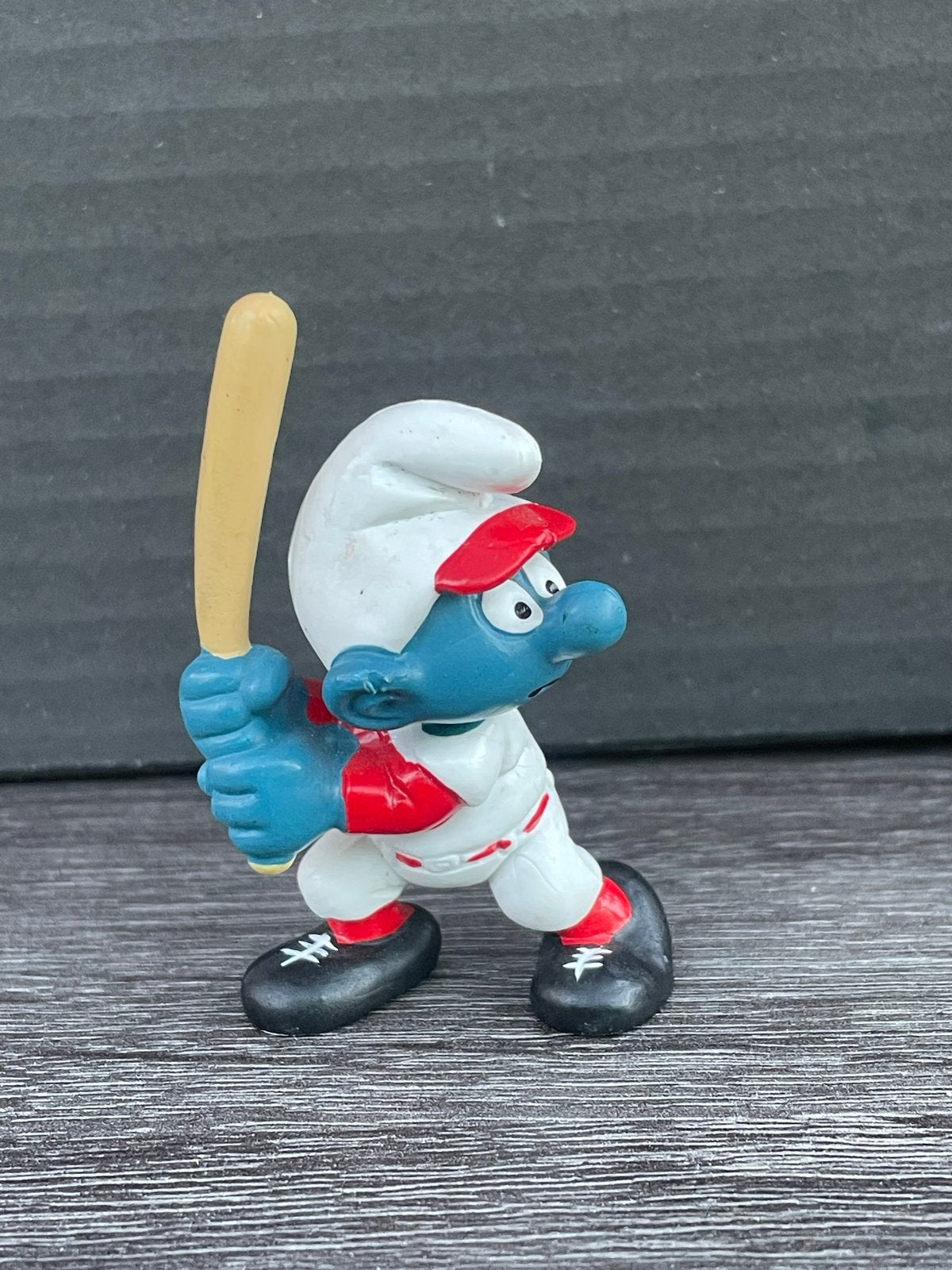 Smurf promo Silan Honkbalspeler, Verzamelen, Smurfen, Ophalen of Verzenden, Gebruikt, Overige Smurfen, Poppetje, Figuurtje of Knuffel