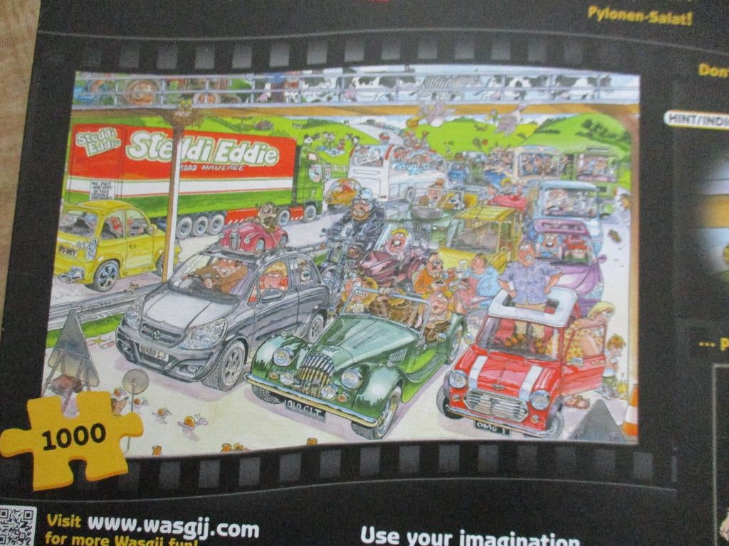 tekoop wasgij puzzel no 19, Ophalen of Verzenden, 500 t/m 1500 stukjes, Gebruikt, Legpuzzel