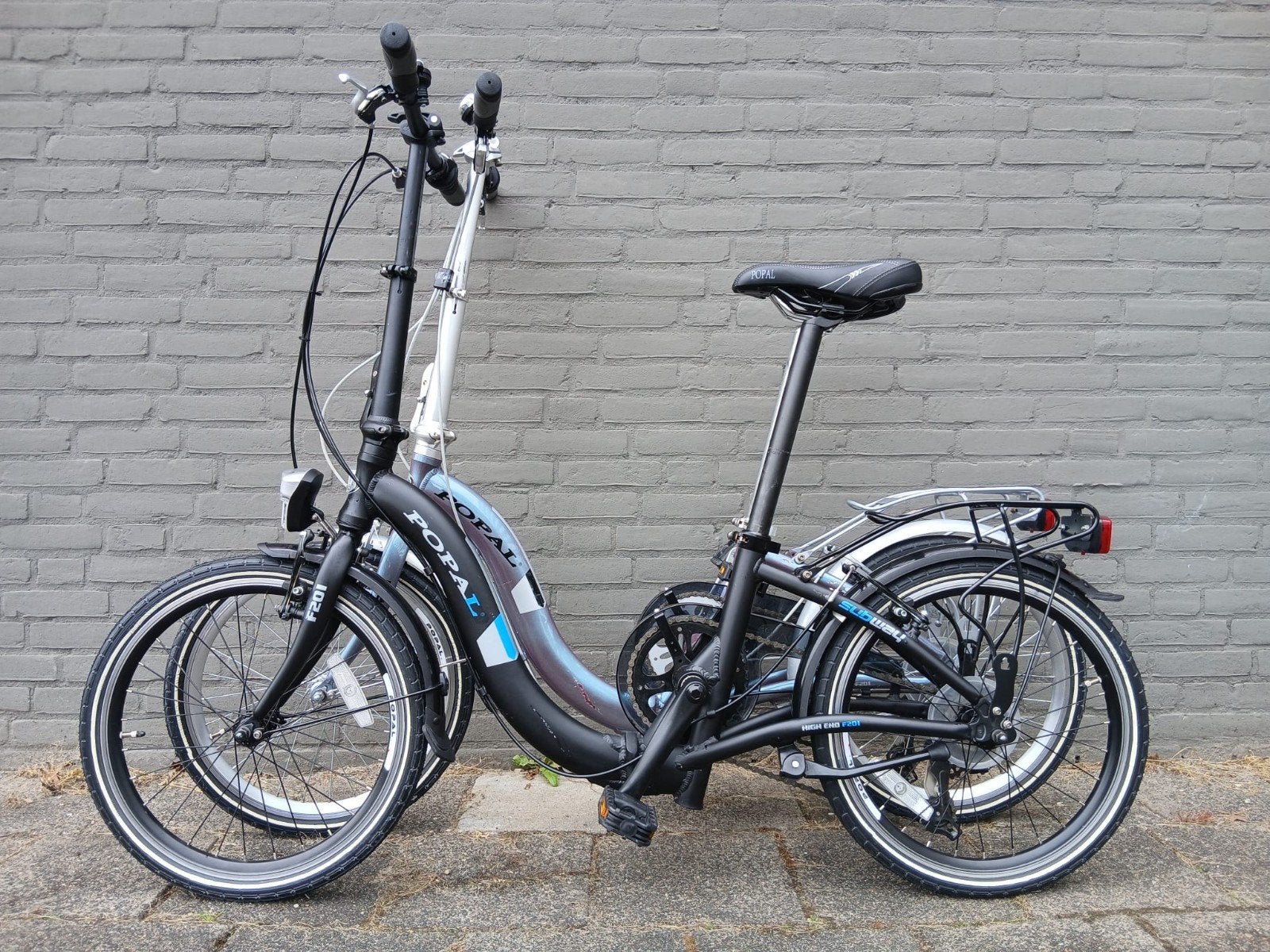 Z.G.A.N setje Popal vouwfietsen met 6 versnellingen., Fietsen en Brommers, Fietsen | Vouwfietsen, Ophalen, Zo goed als nieuw, 20 inch of meer
