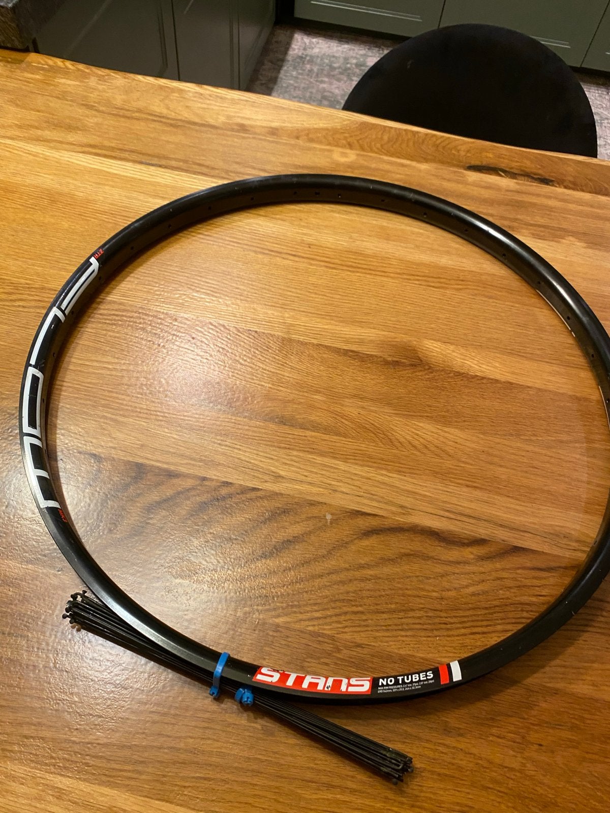 Mtb Velg 26 inch inclusief spaken - Stan's NoTubes ZTR MK3, Wiel, Nieuw, Ophalen of Verzenden, Aluminium
