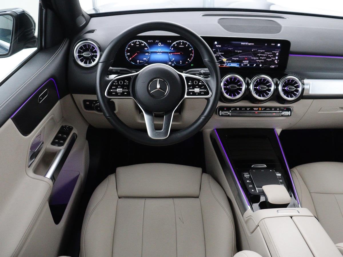 Mercedes-Benz GLB 200 Luxury Line | Panoramadak | Leder | Ad, Auto's, 4 cilinders, Blauw, 163 pk, Bedrijf