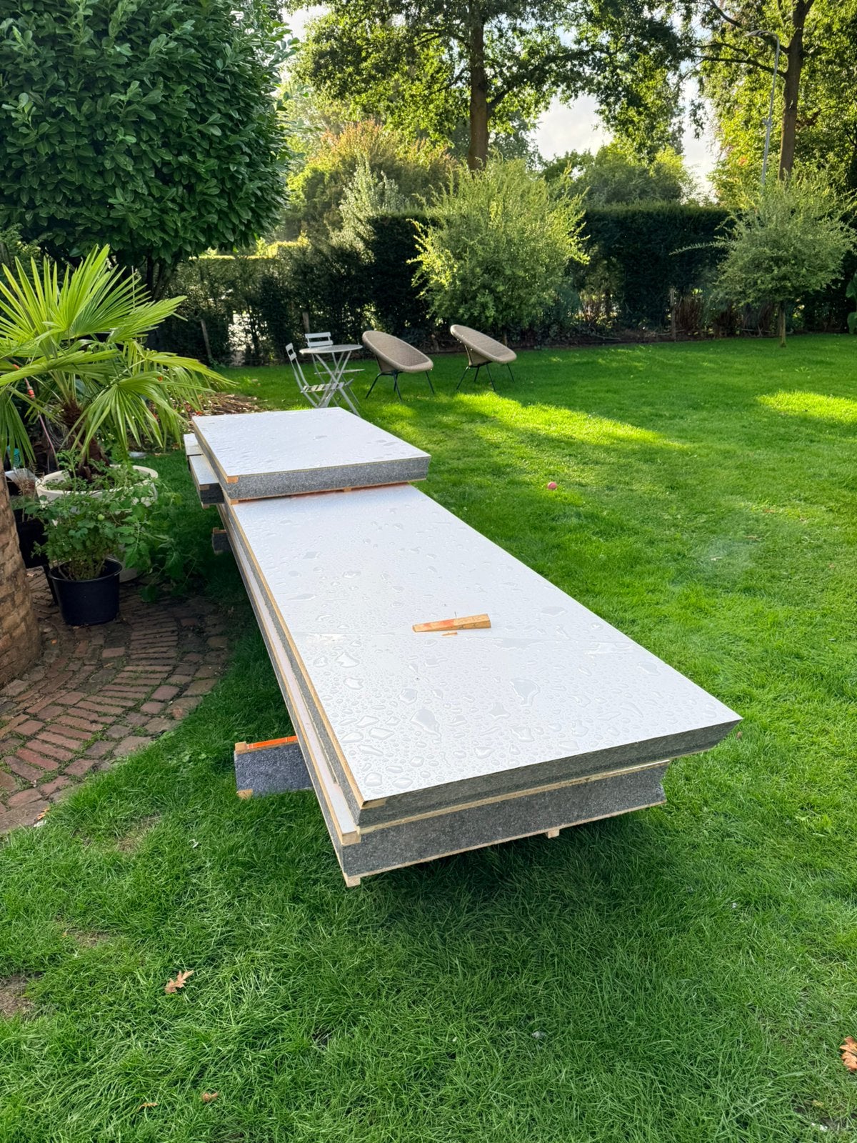 Dakplaten easy slim fix, Zwart, Zo goed als nieuw, Minder dan 5 m², Hout