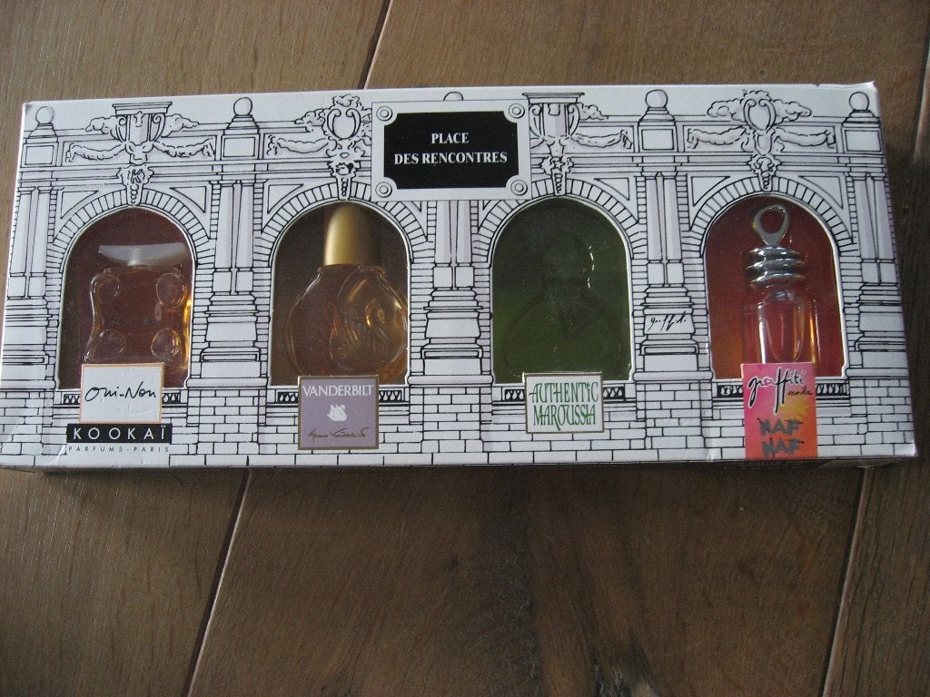 3x edt mini van Oui-Non, Vanderbilt, Graffiti (Naf Naf), Verzenden, Nieuw, Miniatuur, Gevuld