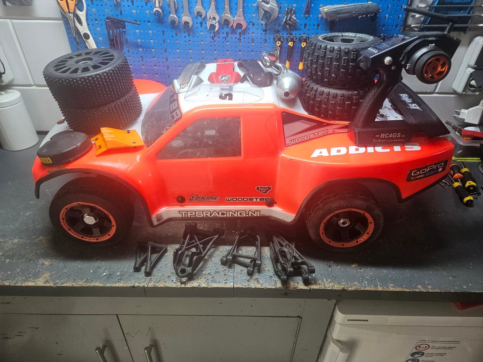 Hpi Baja 5t 32cc RC Auto met afstandsbediening en onderdelen, Overige merken, Gebruikt, Auto, .