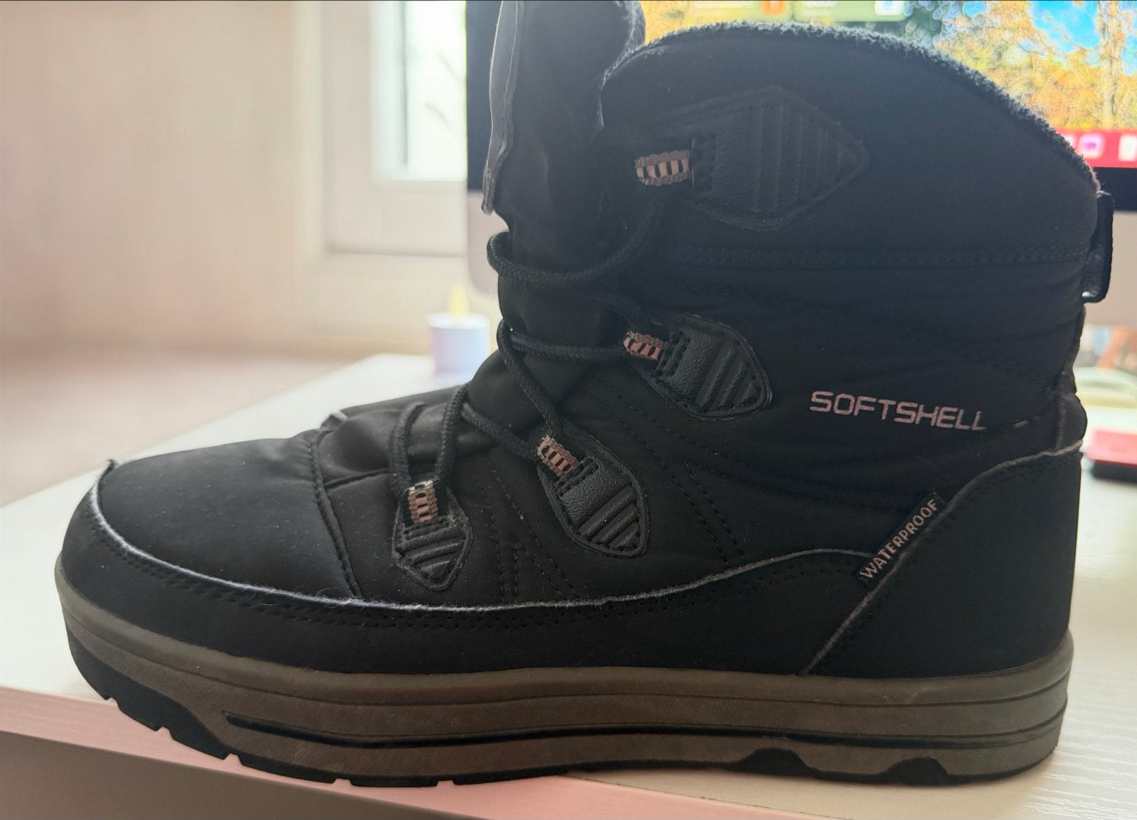 Human Nature Hoge Schoenen Maat 38 - Comfortabel & Duurzaam, Verzenden, Gedragen, Zwart, Wandelschoenen