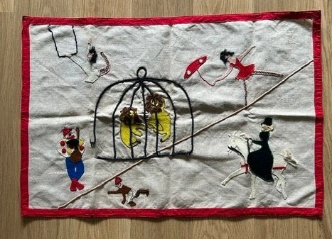 Wandkleed kinderkamer, Gebruikt, 52 cm, Handgemaakt, Overige stijlen