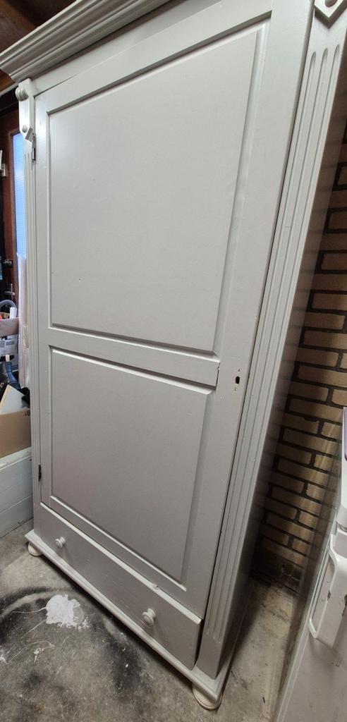 Brocante eendeurs garderobe kast, Ophalen