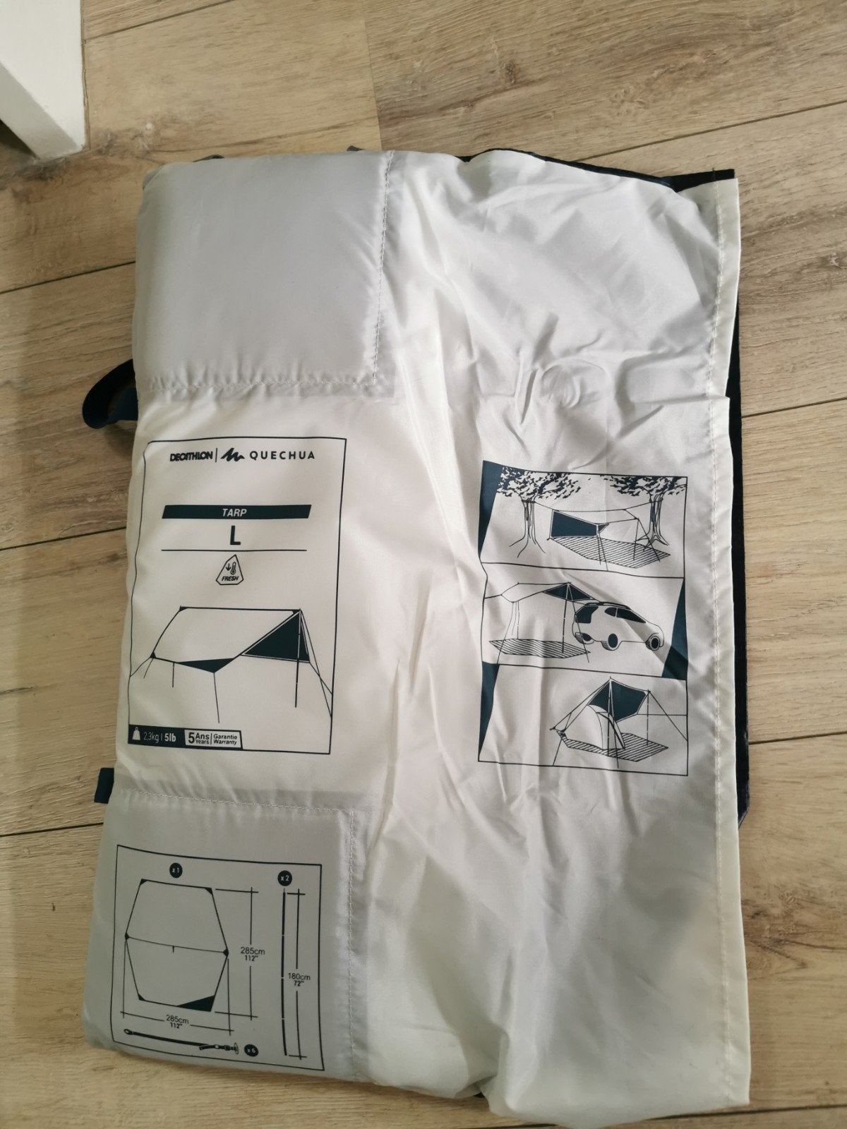 Quechua tarp zo goed als nieuw van de Decathlon, Ophalen of Verzenden, Zo goed als nieuw